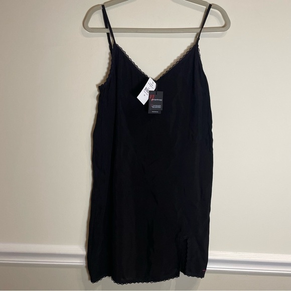 n:philanthropy 100% Cupro Black Calvin Slip Dress NWT XS - Picture 2 of 8